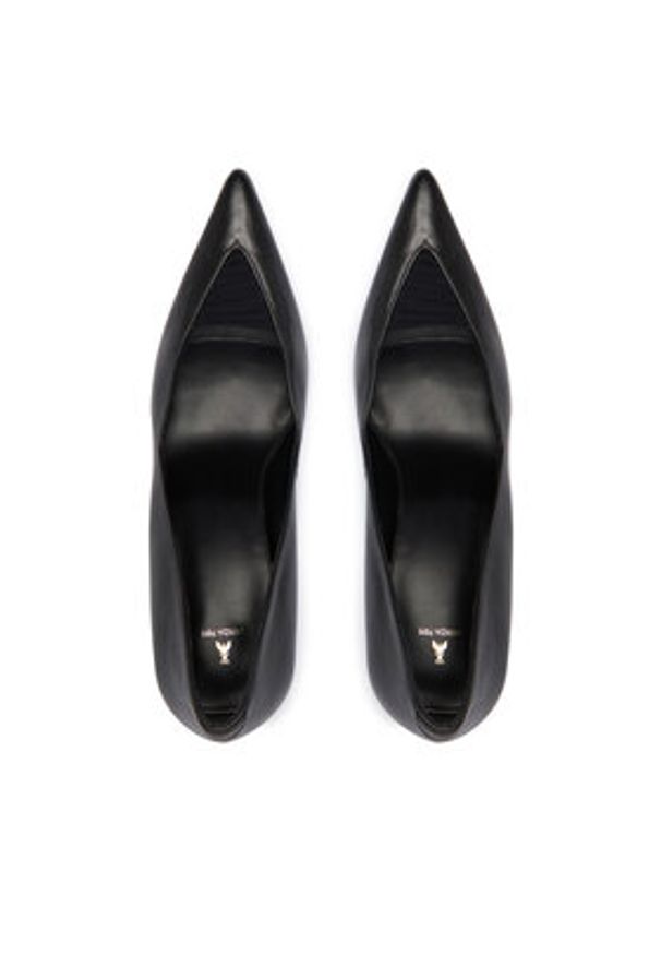 Patrizia Pepe Szpilki 2Z0020 V038 K103 Czarny. Kolor: czarny. Materiał: skóra. Obcas: na szpilce