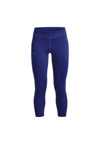 Legginsy dziewczęce Under Armour Motion Solid Crop. Kolor: niebieski