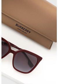 Burberry Okulary przeciwsłoneczne 0BE4347 damskie kolor brązowy. Kolor: brązowy #2