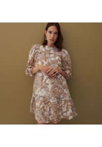 Reserved - Sukienka z bawełny organicznej - Wielobarwny. Materiał: bawełna #1