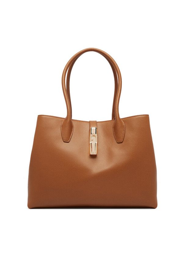 Furla Torebka Goccia M WB01978 ARE000 KH 4557S Brązowy. Kolor: brązowy. Materiał: skórzane