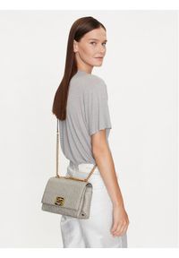 DKNY Torebka Delanie R343BB13 Szary. Kolor: szary. Materiał: skórzane #1