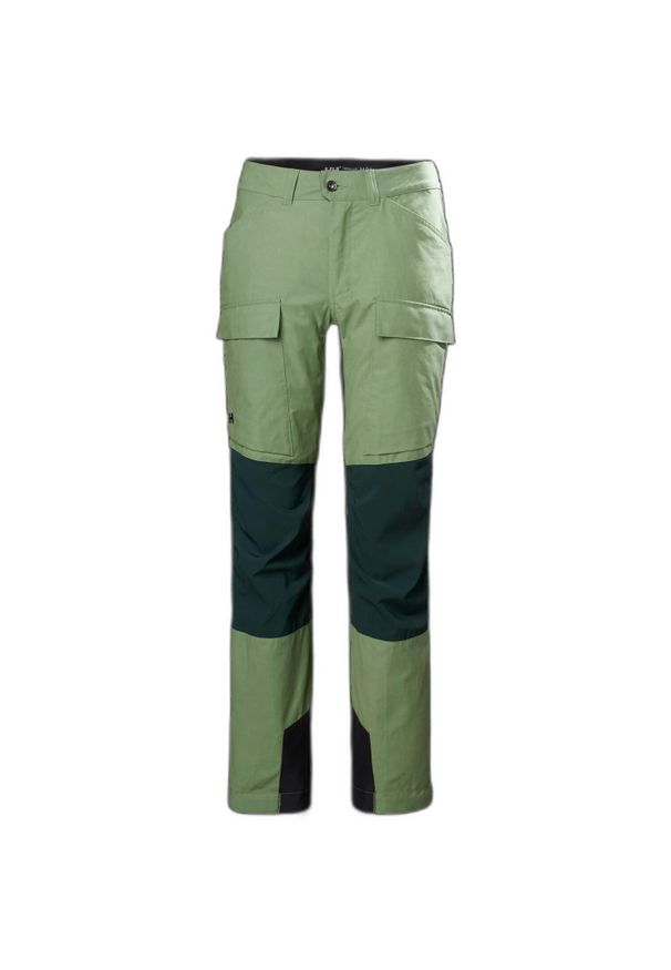 Spodnie damskie Helly Hansen veir tur. Kolor: zielony. Sezon: lato. Sport: turystyka piesza