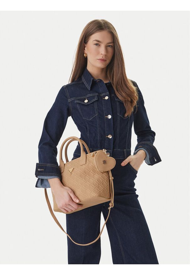Guess Torebka J6GZ37 WR200 Beżowy. Kolor: beżowy. Materiał: skórzane