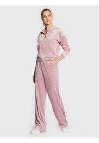 Fila Spodnie dresowe Clamecy FAW0226 Różowy Relaxed Fit. Kolor: różowy. Materiał: dresówka, syntetyk