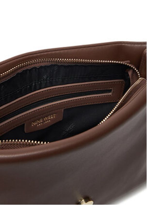 Nine West Torebka CEO-CHARLOTTE-S22560-5 Brązowy. Kolor: brązowy