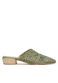 Hispanitas Klapki HV264790 C001 Zielony. Kolor: zielony. Materiał: materiał #1