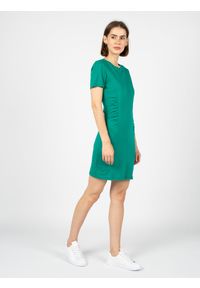 Silvian Heach Sukienka | CVP23124VE | Kobieta | Zielony. Kolor: zielony. Materiał: bawełna. Długość rękawa: krótki rękaw. Typ sukienki: dopasowane. Długość: mini