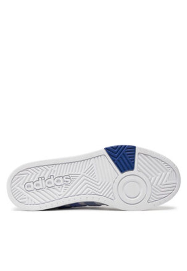 Adidas - adidas Sneakersy Hoops 3.0 Mid IH0161 Biały. Kolor: biały. Materiał: skóra