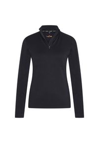 EURO-STAR - Sweter damski z zamkiem błyskawicznym Euro-Star Maggy. Kolor: czarny. Materiał: polar. Sezon: zima #1