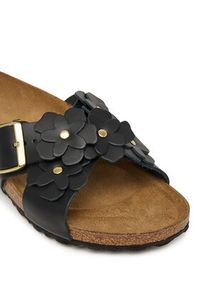 Birkenstock Klapki Siena 1026734 Czarny. Kolor: czarny. Materiał: skóra #3