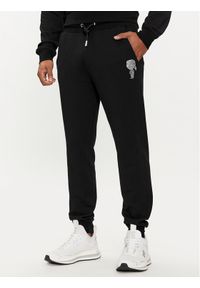 Karl Lagerfeld - KARL LAGERFELD Spodnie dresowe 705433 542941 Czarny Regular Fit. Kolor: czarny. Materiał: bawełna #1