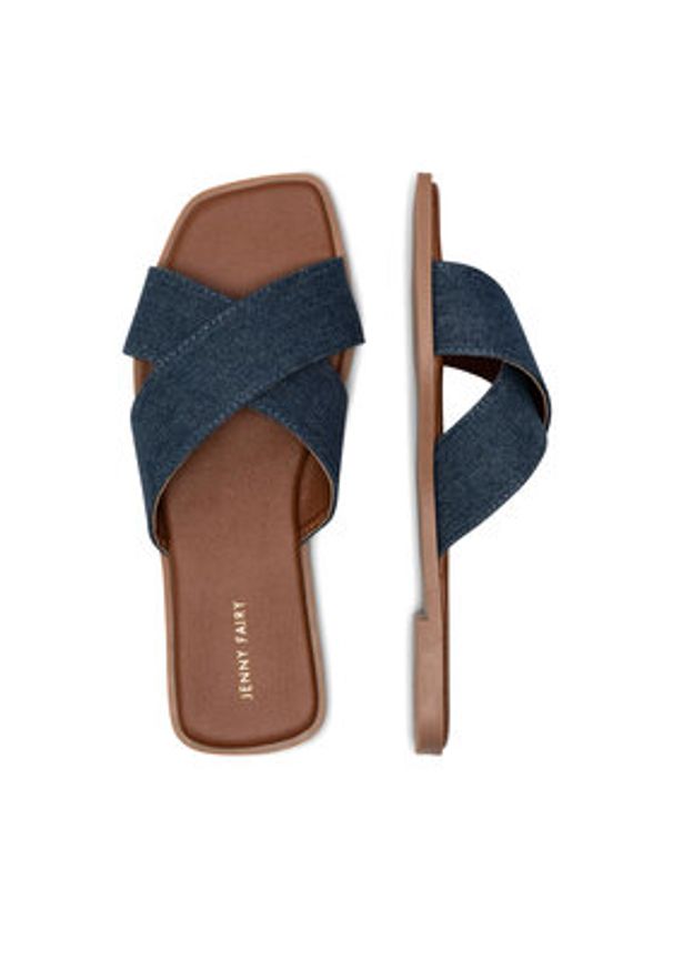 Jenny Fairy Klapki WFA2749-1 Niebieski. Kolor: niebieski. Materiał: materiał