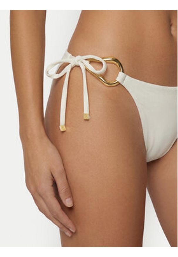 Guess Dół od bikini E6GO10 KF590 Biały. Kolor: biały. Materiał: syntetyk