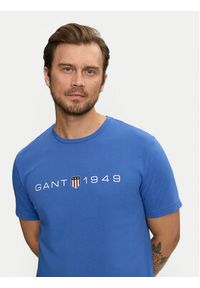 GANT - Gant T-Shirt Graphic 2003242 Niebieski Regular Fit. Kolor: niebieski. Materiał: bawełna #5