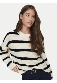 JDY Sweter Justy 15264902 Beżowy Regular Fit. Kolor: beżowy. Materiał: syntetyk #3