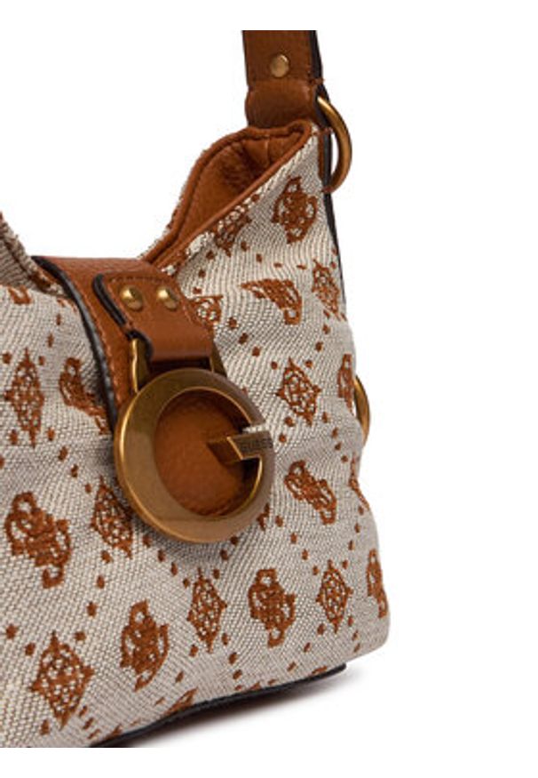 Guess Torebka Camden Mini HWJB93 08720 Brązowy. Kolor: brązowy