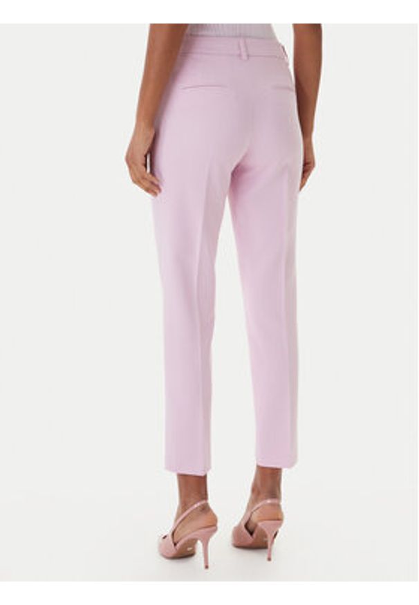 Fracomina Spodnie materiałowe FR26SV4002W42901 Różowy Slim Fit. Kolor: różowy. Materiał: syntetyk