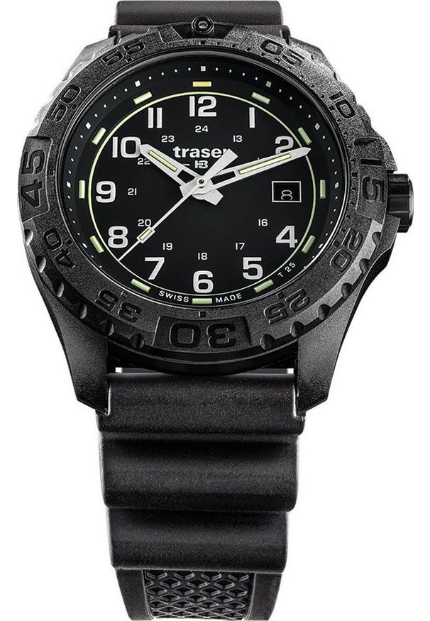Zegarek Traser Zegarek męski Traser TS-108672 czarny. Kolor: czarny