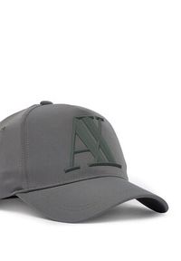 Armani Exchange Czapka z daszkiem 954079 CC518 U8097 Szary ciemny. Kolor: szary. Materiał: materiał #2