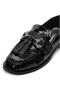 Eva Minge Loafersy PETUNIA-V1792-335-1 Czarny. Kolor: czarny. Materiał: lakier, skóra #6