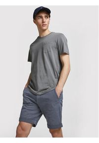 Jack & Jones - Jack&Jones Szorty materiałowe Kenso 12183665 Granatowy Regular Fit. Kolor: niebieski. Materiał: materiał, bawełna #9