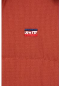Levi's® - Levi's Kurtka puchowa męska kolor pomarańczowy zimowa. Okazja: na spotkanie biznesowe. Kolor: pomarańczowy. Materiał: puch. Sezon: zima. Styl: biznesowy #5
