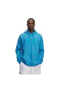 Bluza męska Under Armour Rival Fleece Logo HD. Kolor: niebieski. Sport: fitness