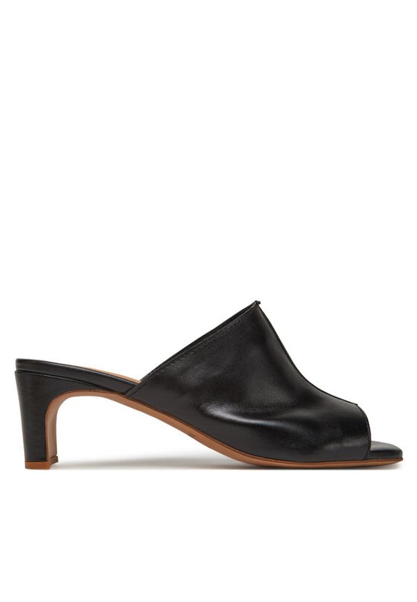 BALAGAN - Balagan Klapki Ginaa Czarny. Kolor: czarny. Materiał: skóra