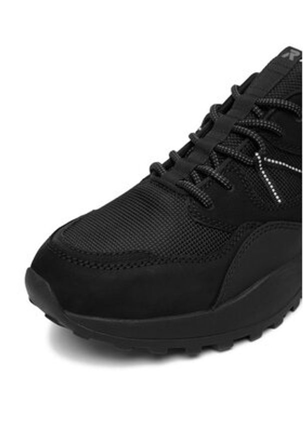 Rieker Sneakersy U1301-01 Czarny. Kolor: czarny. Materiał: materiał