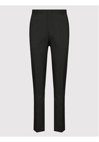 Selected Homme Spodnie garniturowe Logan 16051390 Czarny Slim Fit. Kolor: czarny. Materiał: syntetyk, wiskoza