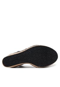 Calvin Klein Espadryle Wedge Sandal 70 - He HW0HW02376 Czarny. Kolor: czarny. Materiał: skóra #5