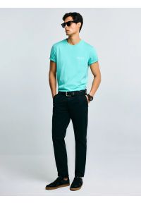 Big-Star - Okulary przeciwsłoneczne unisex czarne Dioni 906. Kolor: czarny. Materiał: jeans