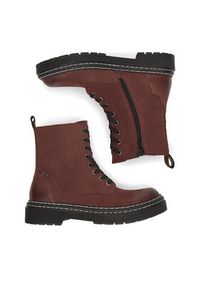 Lasocki Trzewiki CEO-WI23-MICHAELA-02 Bordowy. Kolor: czerwony. Materiał: skóra, nubuk #6