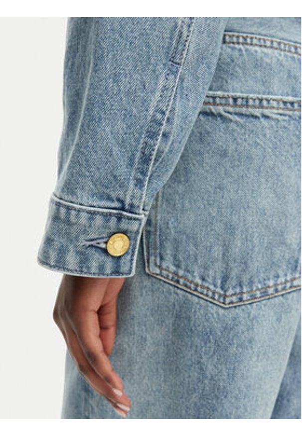 MICHAEL Michael Kors Kurtka jeansowa MS610DYLAA Niebieski Regular Fit. Kolor: niebieski. Materiał: bawełna