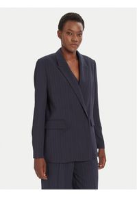 BOSS Marynarka Janka-DB2 50548492 Czarny Relaxed Fit. Kolor: czarny. Materiał: wiskoza