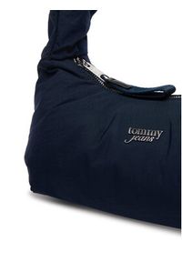 Tommy Jeans Torebka Metal Logo Padded Strap Shoulder Bag AW0AW18583 Granatowy. Kolor: niebieski #6