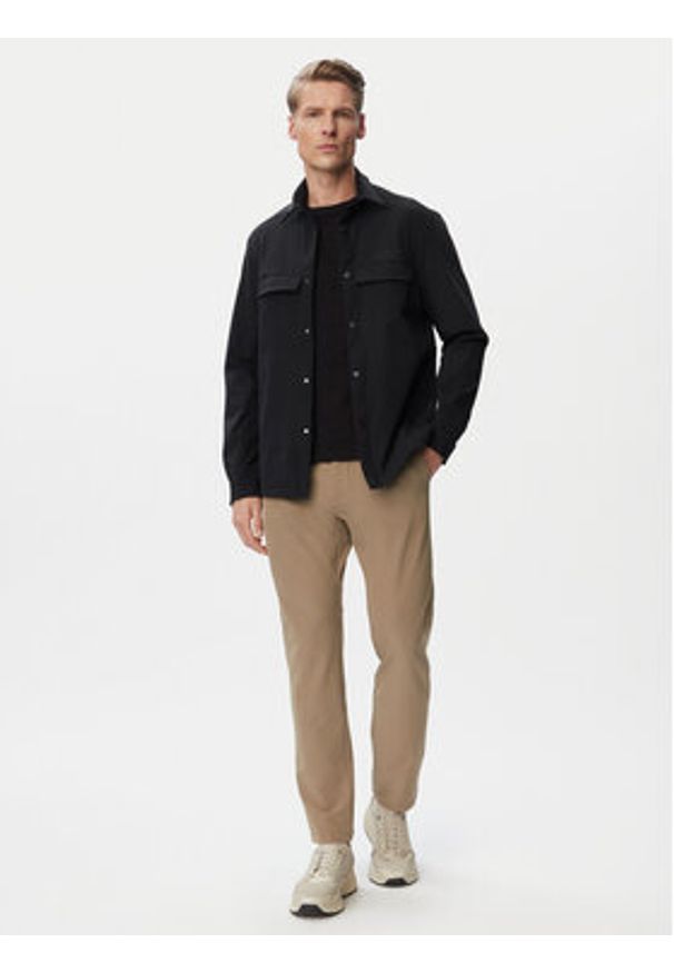 BOSS Koszula 50560403 Czarny Regular Fit. Kolor: czarny. Materiał: syntetyk
