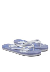 Kappa Japonki 351C24W VIOLET LAVANDA - WHITE - VIOLET LAVANDER Kolorowy. Materiał: syntetyk, materiał. Wzór: kolorowy #12