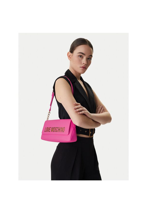 Love Moschino - Torebka LOVE MOSCHINO. Kolor: różowy