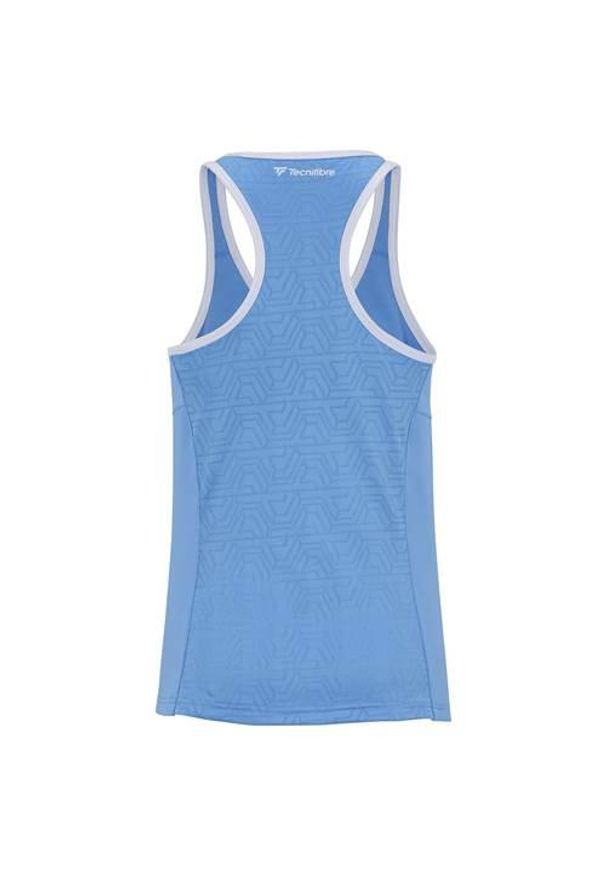 TECNIFIBRE - Koszulka sportowa damska Tecnifibre 22WTANAZ3. Kolor: niebieski. Materiał: poliester. Długość rękawa: bez rękawów