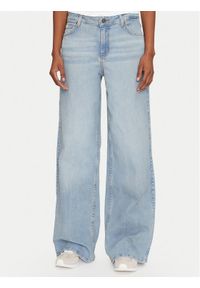 Guess Jeans Jeansy W4BA0Y D5CCA Niebieski Wide Leg. Kolor: niebieski