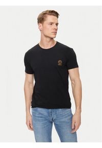 VERSACE - Versace T-Shirt Medusa AUU01005 Czarny Slim Fit. Kolor: czarny. Materiał: bawełna