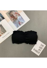 Intica - Biustonosz bez ramiączek uniwersalny dopasowanie i wsparcie Maybelle. Kolor: czarny. Materiał: materiał #1