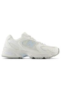 Buty unisex New Balance U530CSD – białe. Kolor: biały. Materiał: materiał, syntetyk. Szerokość cholewki: normalna. Sezon: lato. Sport: turystyka piesza #1