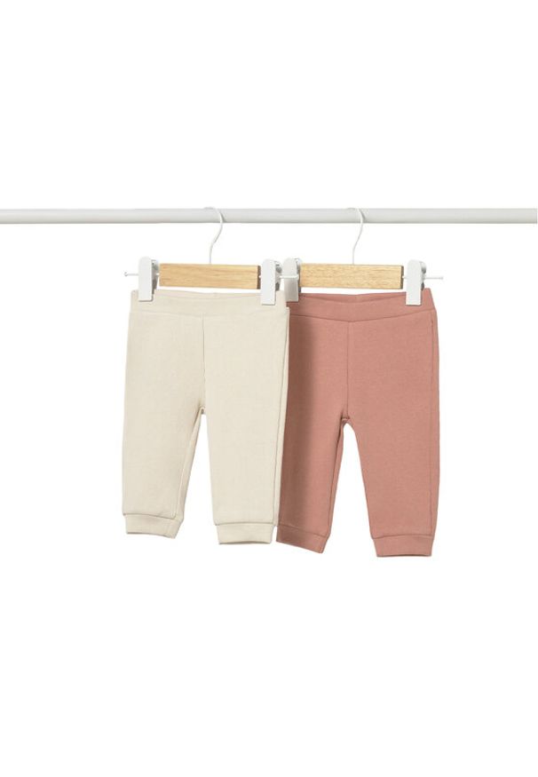 Mayoral Komplet spodni dresowych 1740 Beżowy Regular Fit. Kolor: beżowy. Materiał: bawełna