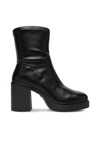 Jenny - JENNY Botki CEO-HY58560S-1 Czarny. Kolor: czarny. Materiał: syntetyk, materiał