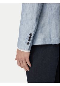 JOOP! Marynarka Hoverest 30102592 Niebieski jasny Slim Fit. Kolor: niebieski. Materiał: len #5