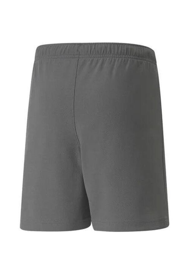 Spodenki Puma teamRise Short Jr 704943 13. Kolor: szary, biały, wielokolorowy. Długość: krótkie. Sport: piłka nożna