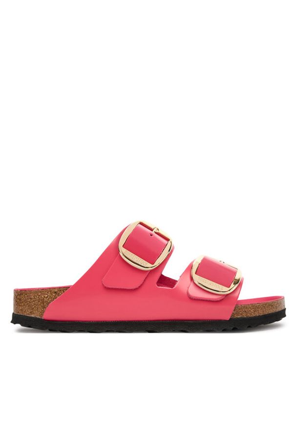 Birkenstock Klapki Arizona Big Buckle Hex 1031856 Różowy. Kolor: różowy. Materiał: skóra